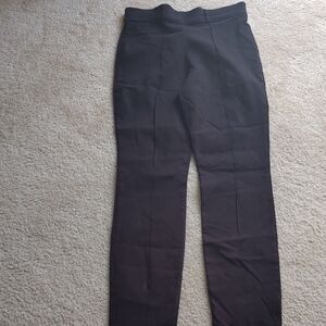 Structured black leggings